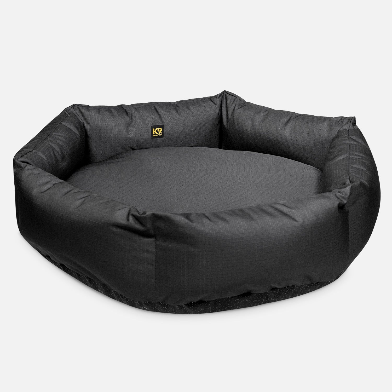 Tough Ripstop™ Round Bolster Pillow Dog Bed